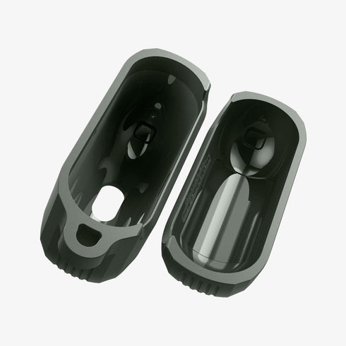 ACS05482 - Apple AirPods Pro 2 Case Rugged Armor in matte black showing the front